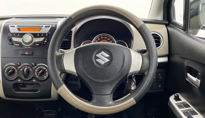 2014 Maruti Wagon R 1.0 VXI, Petrol, Manual, 37,816 km, Steering Wheel Close Up
