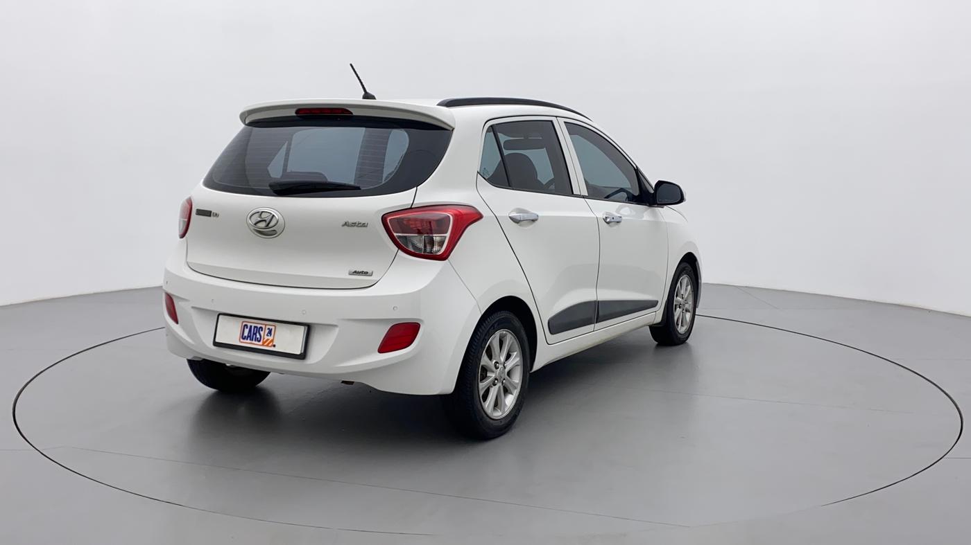 2014 Hyundai Grand i10 ASTA AT 1.2 KAPPA VTVT, Petrol, Automatic, 91,729 km, Right Back Diagonal