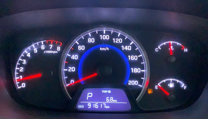 2014 Hyundai Grand i10 ASTA AT 1.2 KAPPA VTVT, Petrol, Automatic, 91,729 km, Odometer Image
