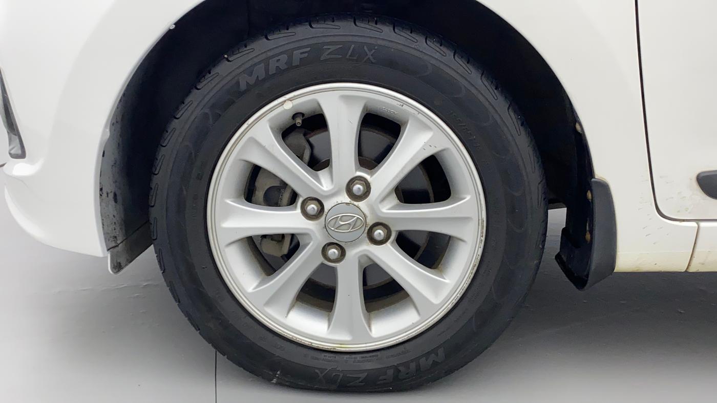 2014 Hyundai Grand i10 ASTA AT 1.2 KAPPA VTVT, Petrol, Automatic, 91,729 km, Left Front Wheel