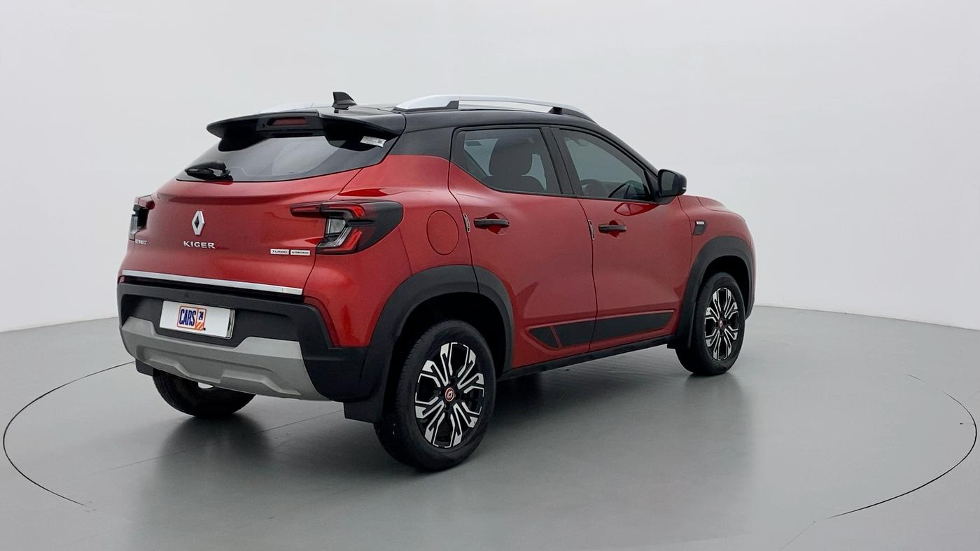 2022 Renault Kiger RXZ CVT 1.0 TURBO DUAL TONE, Petrol, Automatic, 4,371 km, Right Back Diagonal