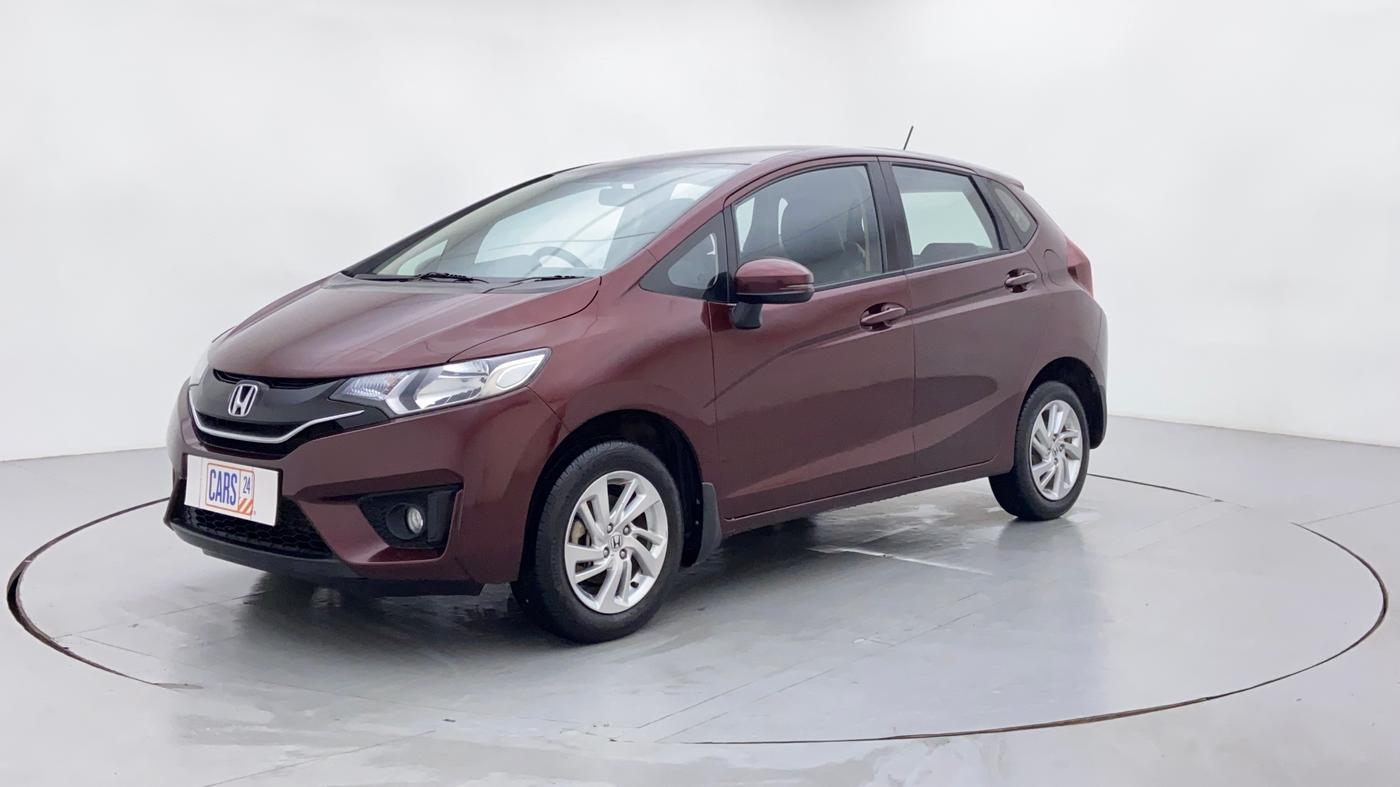 2015 Honda Jazz 1.2 V MT, Petrol, Manual, 30,363 km, Left Front Diagonal (45- Degree) View
