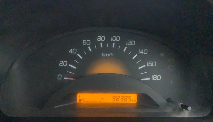 2013 Maruti Wagon R 1.0 LXI, Petrol, Manual, 98,385 km, Odometer Image