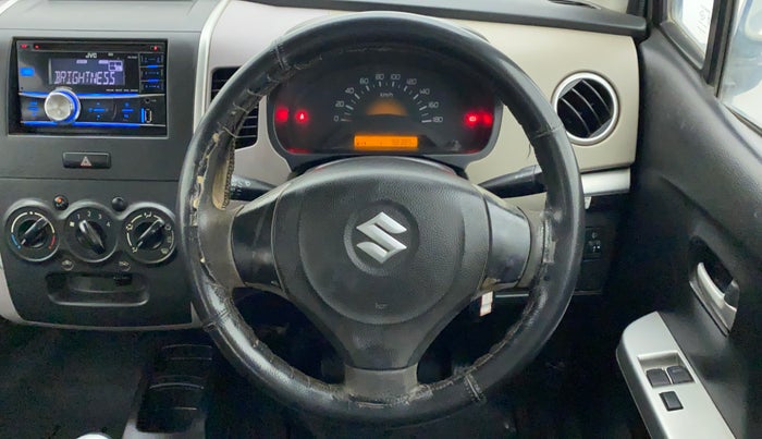 2013 Maruti Wagon R 1.0 LXI, Petrol, Manual, 98,385 km, Steering Wheel Close Up