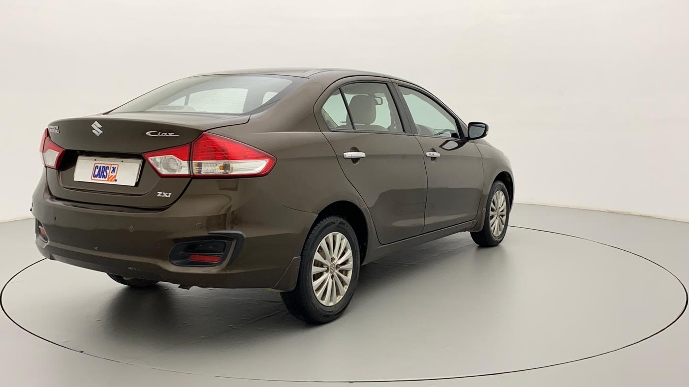 2015 Maruti Ciaz ZXI, Petrol, Manual, 51,093 km, Right Back Diagonal