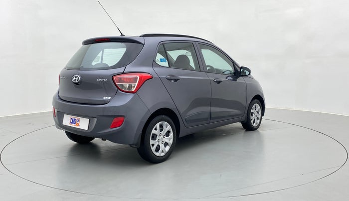 2016 Hyundai Grand i10 SPORTZ 1.2 KAPPA VTVT, Petrol, Manual, 46,697 km, Right Back Diagonal