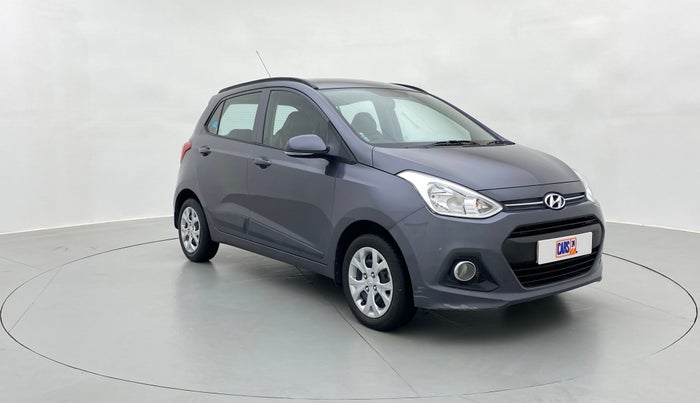 2016 Hyundai Grand i10 SPORTZ 1.2 KAPPA VTVT, Petrol, Manual, 46,697 km, Right Front Diagonal