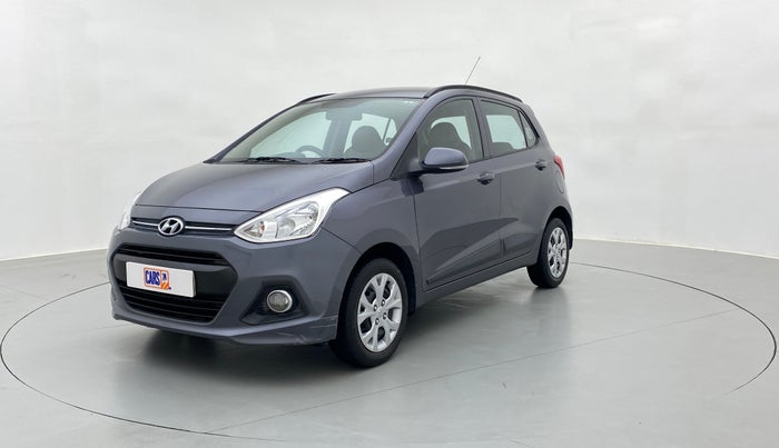 2016 Hyundai Grand i10 SPORTZ 1.2 KAPPA VTVT, Petrol, Manual, 46,697 km, Left Front Diagonal