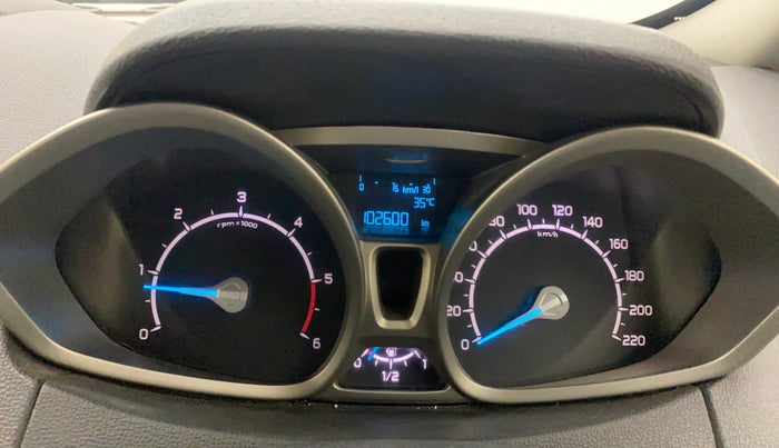 2014 Ford Ecosport TITANIUM 1.5L DIESEL, Diesel, Manual, 1,02,576 km, Odometer Image