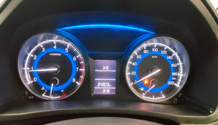 2017 Maruti Baleno DELTA PETROL 1.2, Petrol, Manual, 34,880 km, Odometer Image