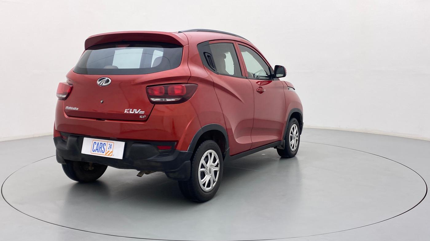 2016 Mahindra Kuv100 K4 D 6 STR, Diesel, Manual, 37,702 km, Right Back Diagonal