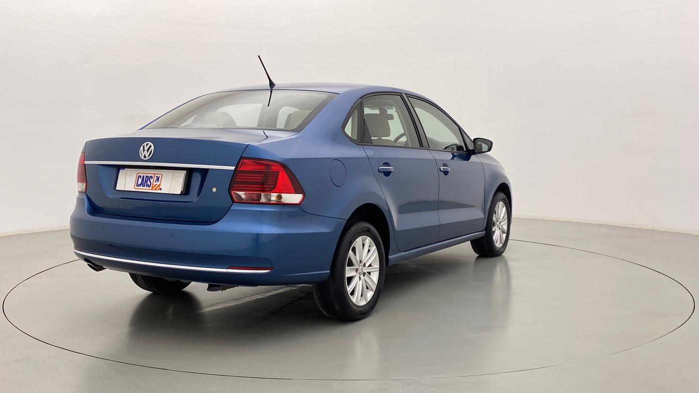 2017 Volkswagen Vento HIGHLINE 1.2 TSI AT, Petrol, Automatic, 26,711 km, Right Back Diagonal