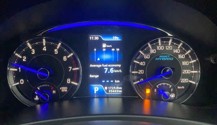 2019 Maruti Ciaz ALPHA  AT 1.5 SHVS PETROL, Petrol, Automatic, 35,442 km, Odometer Image