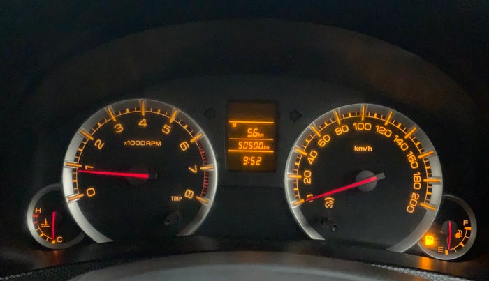 2016 Maruti Swift Dzire VXI, Petrol, Manual, 50,500 km, Odometer Image