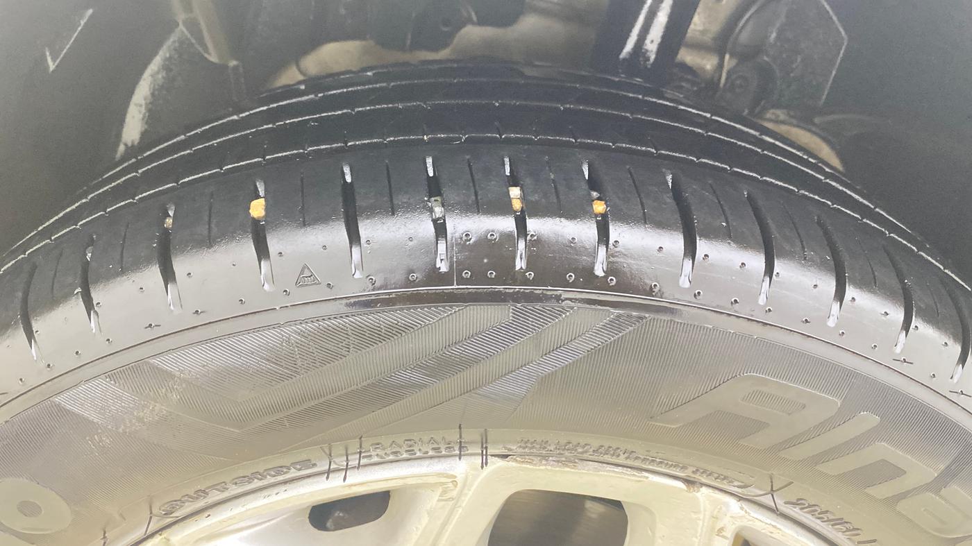 2017 Ford Ecosport TITANIUM 1.5L DIESEL, Diesel, Manual, 1,45,973 km, Left Front Tyre Tread