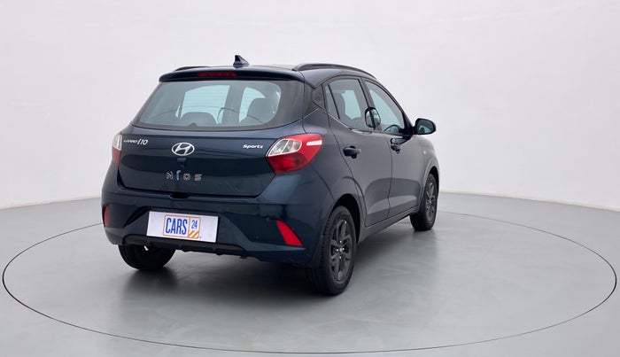 2019 Hyundai GRAND I10 NIOS SPORTZ 1.2 AT, Petrol, Automatic, 18,631 km, Right Back Diagonal