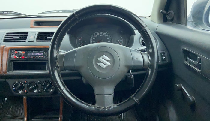 2011 Maruti Swift LXI, Petrol, Manual, 97,383 km, Steering Wheel Close Up