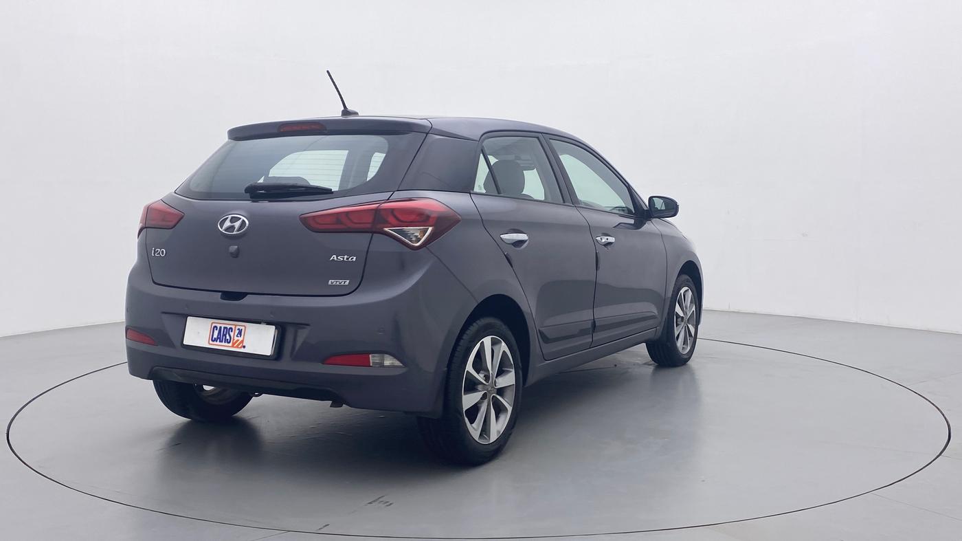 2016 Hyundai Elite i20 ASTA 1.2 (O), Petrol, Manual, 59,942 km, Right Back Diagonal