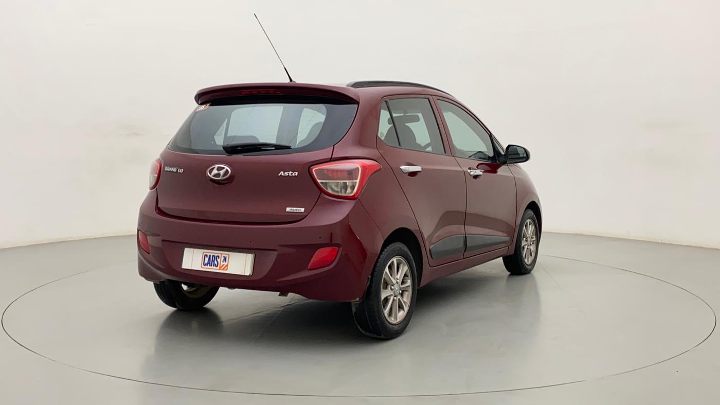 2016 Hyundai Grand i10 ASTA AT 1.2 KAPPA VTVT, Petrol, Automatic, 93,065 km, Right Back Diagonal