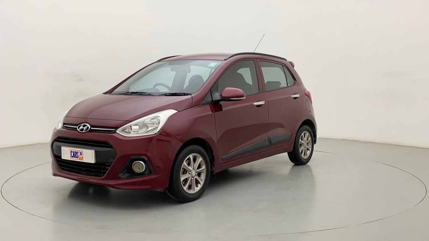 2016 Hyundai Grand i10 ASTA AT 1.2 KAPPA VTVT, Petrol, Automatic, 93,065 km, Left Front Diagonal