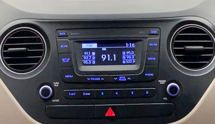 2016 Hyundai Grand i10 ASTA AT 1.2 KAPPA VTVT, Petrol, Automatic, 93,065 km, Infotainment System