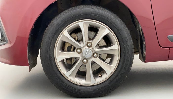 2016 Hyundai Grand i10 ASTA AT 1.2 KAPPA VTVT, Petrol, Automatic, 93,065 km, Left Front Wheel