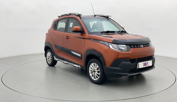 2017 Mahindra Kuv100 K6 PLUS D 6 STR, Diesel, Manual, 1,23,152 km, Right Front Diagonal