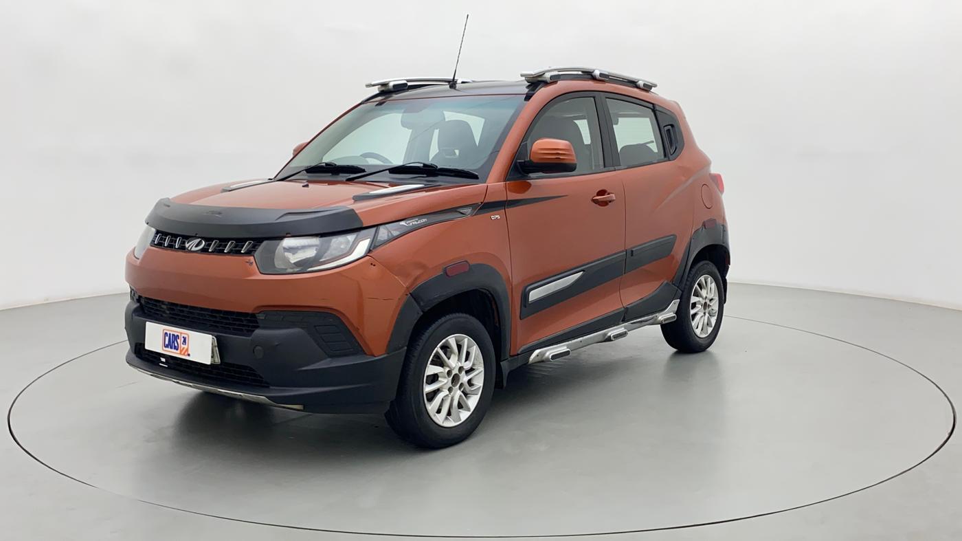 2017 Mahindra Kuv100 K6 PLUS D 6 STR, Diesel, Manual, 1,23,152 km, Left Front Diagonal