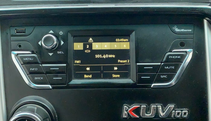 2017 Mahindra Kuv100 K6 PLUS D 6 STR, Diesel, Manual, 1,23,152 km, Infotainment System