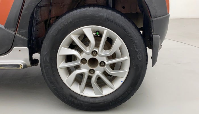 2017 Mahindra Kuv100 K6 PLUS D 6 STR, Diesel, Manual, 1,23,152 km, Left Rear Wheel