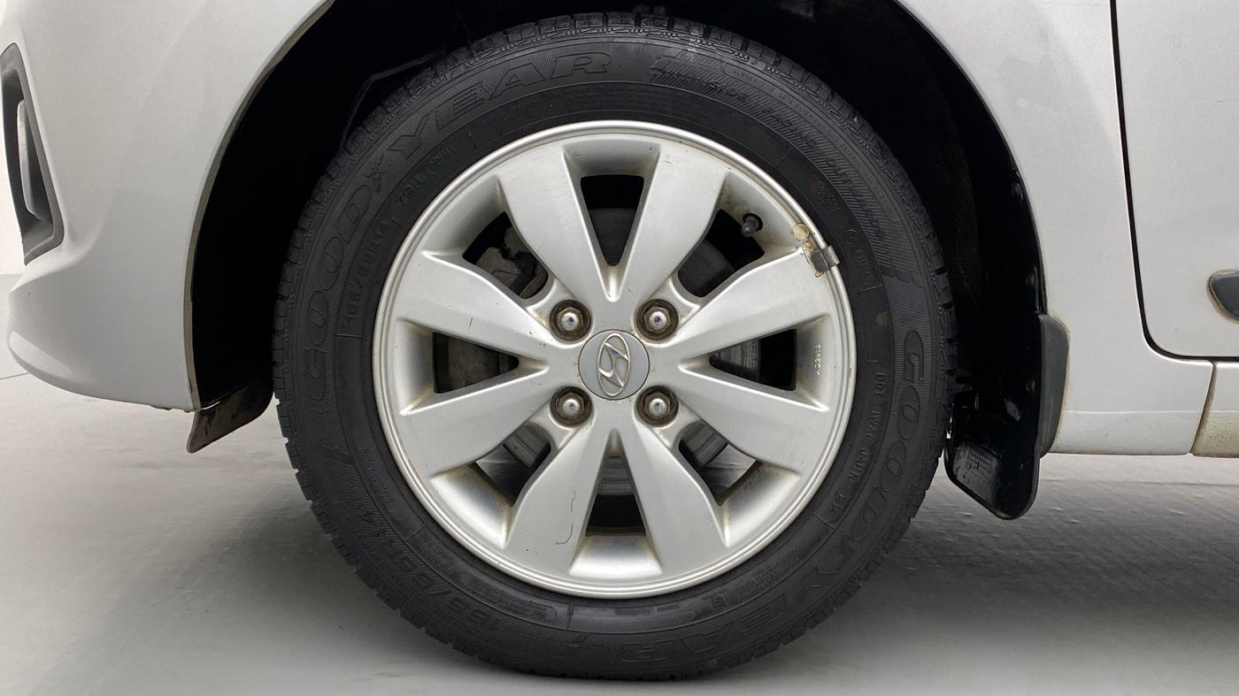 2014 Hyundai Xcent SX 1.2 OPT, Petrol, Manual, 17,724 km, Left Front Wheel