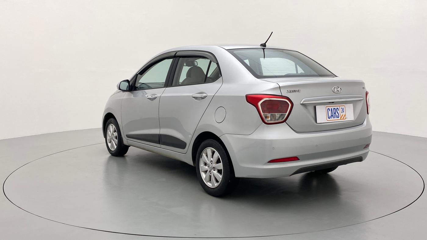 2014 Hyundai Xcent SX 1.2 OPT, Petrol, Manual, 17,724 km, Left Back Diagonal