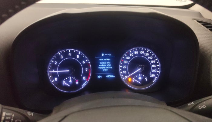 2019 Hyundai VENUE SX 1.0 (O) TURBO, Petrol, Manual, 43,077 km, Odometer Image