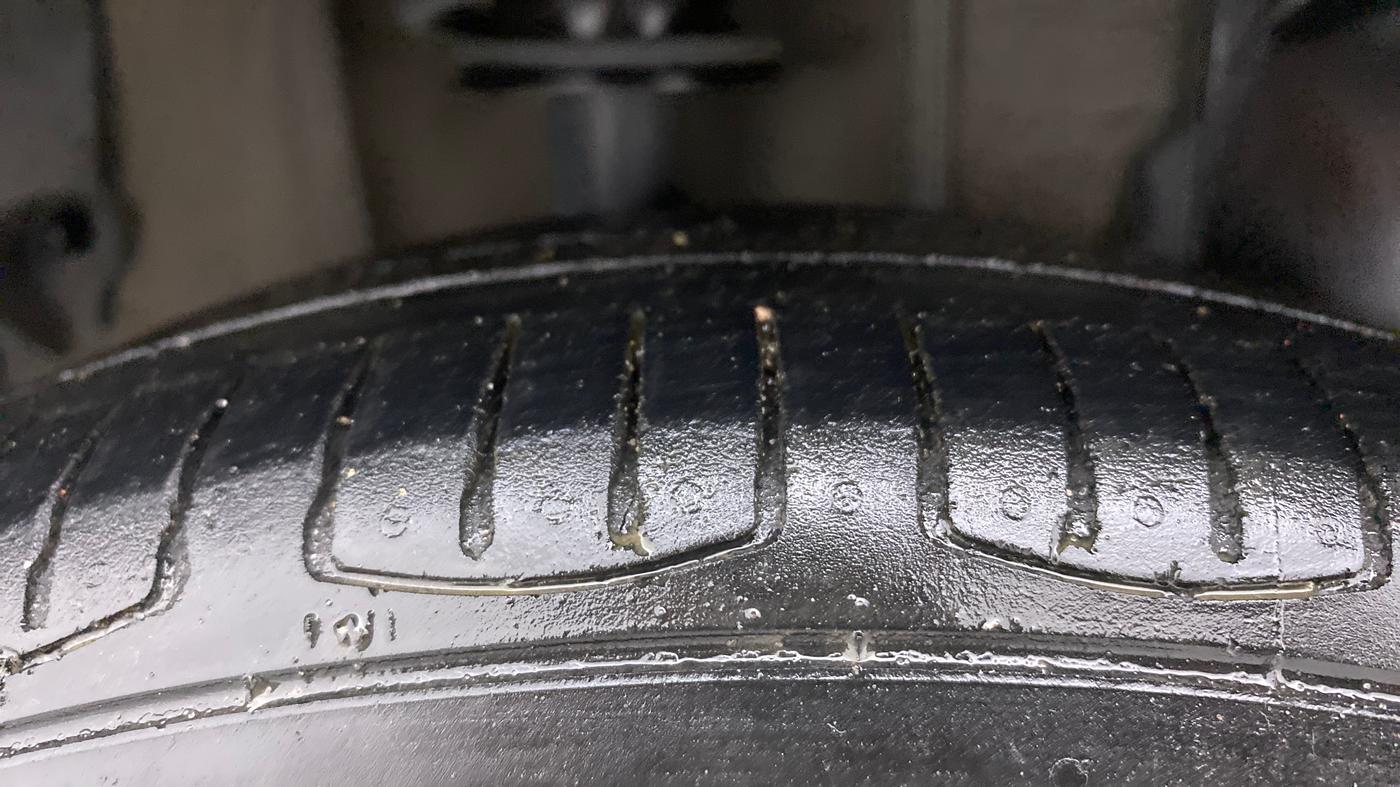 2021 Tata TIGOR XZ PLUS PETROL, Petrol, Manual, 70,451 km, Right Rear Tyre Tread