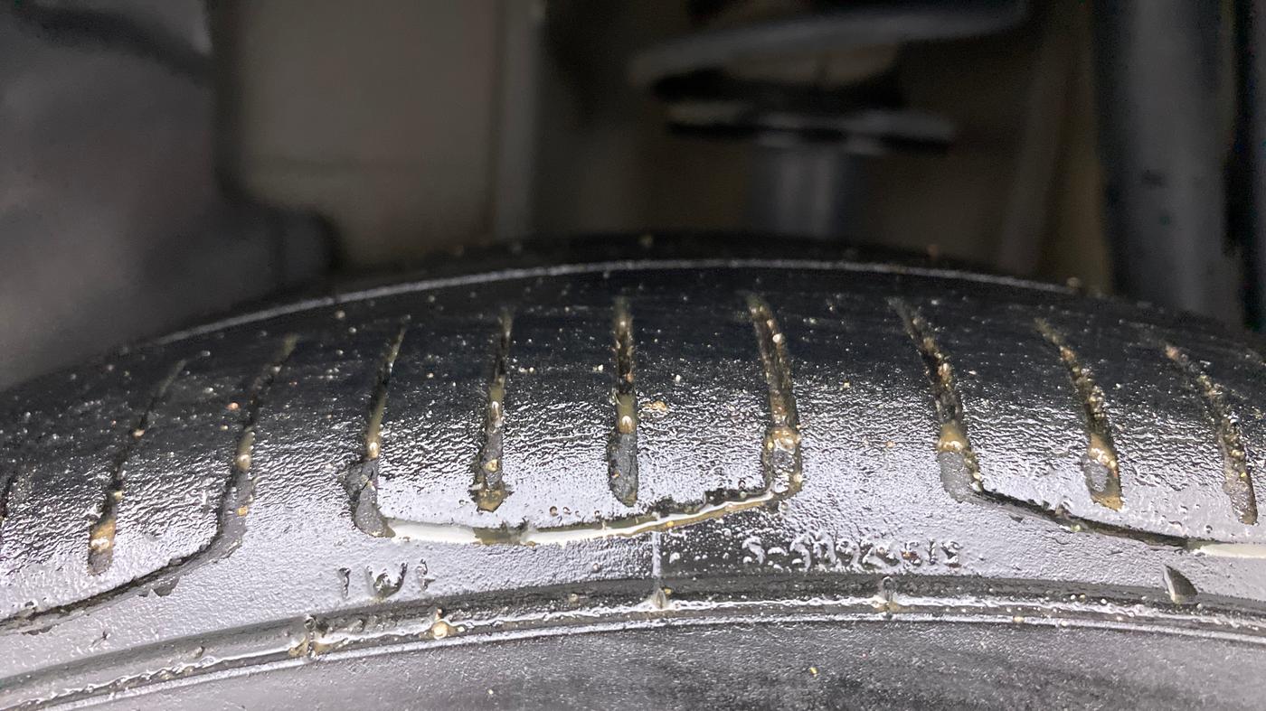2021 Tata TIGOR XZ PLUS PETROL, Petrol, Manual, 70,451 km, Left Rear Tyre Tread
