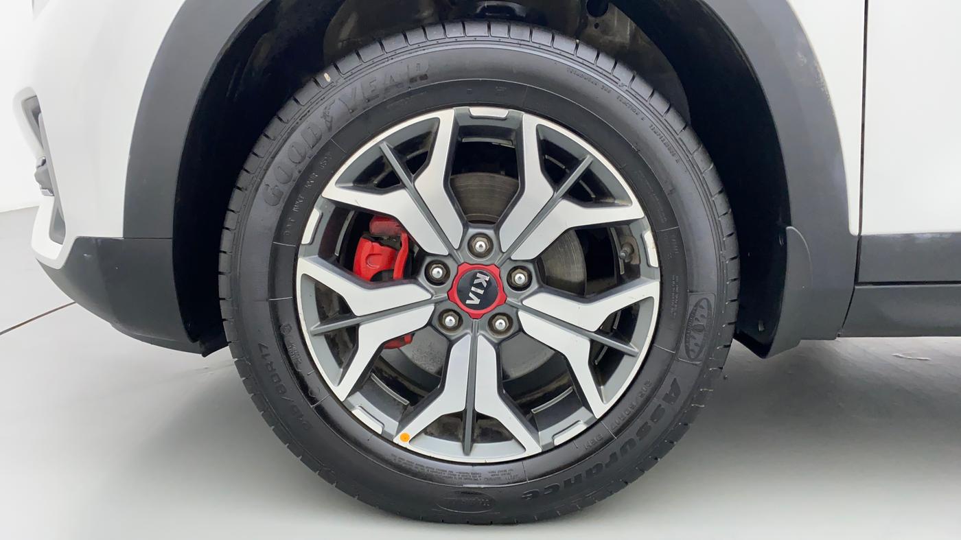 2020 KIA SELTOS GTX 1.4 GDI AT PETROL, Petrol, Automatic, 13,689 km, Left Front Wheel