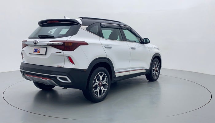 2020 KIA SELTOS GTX 1.4 GDI AT PETROL, Petrol, Automatic, 13,689 km, Right Back Diagonal