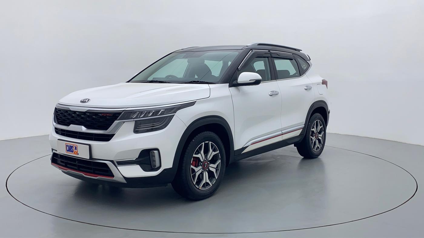 2020 KIA SELTOS GTX 1.4 GDI AT PETROL, Petrol, Automatic, 13,689 km, Left Front Diagonal