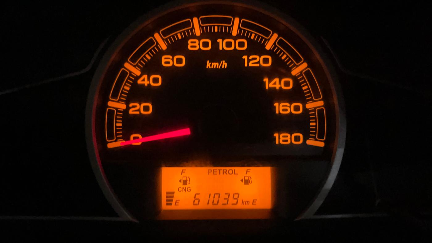 2021 Maruti Alto LXI CNG, CNG, Manual, 61,105 km, Odometer Image