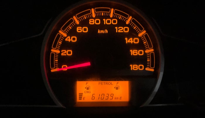 2021 Maruti Alto LXI CNG, CNG, Manual, 61,031 km, Odometer Image
