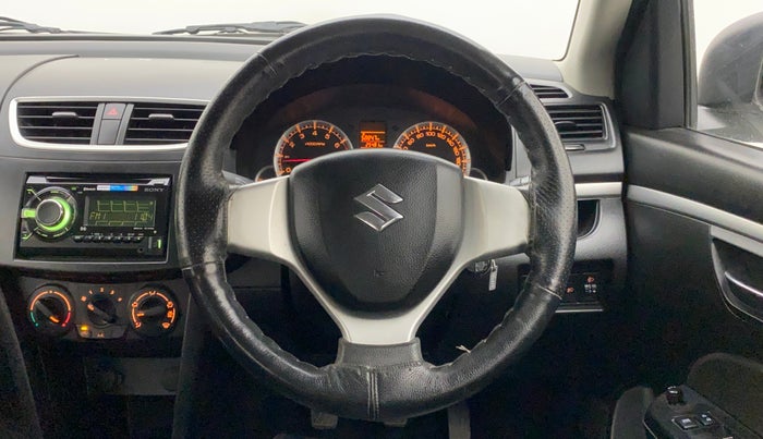 2013 Maruti Swift VXI, Petrol, Manual, 25,481 km, Steering Wheel Close Up