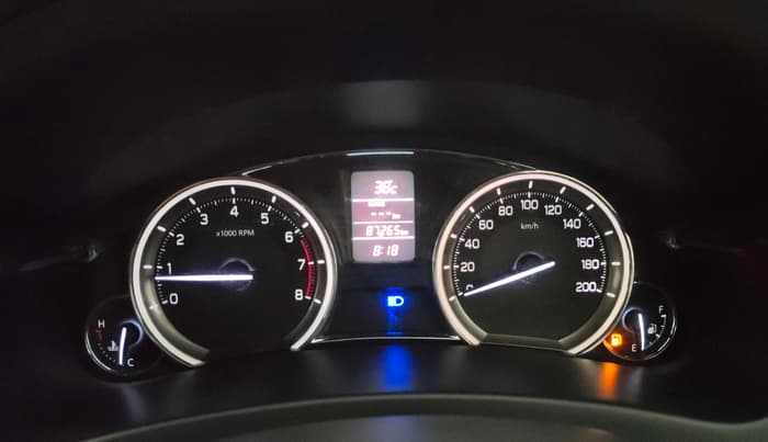 2015 Maruti Ciaz ZXI, Petrol, Manual, 87,264 km, Odometer Image