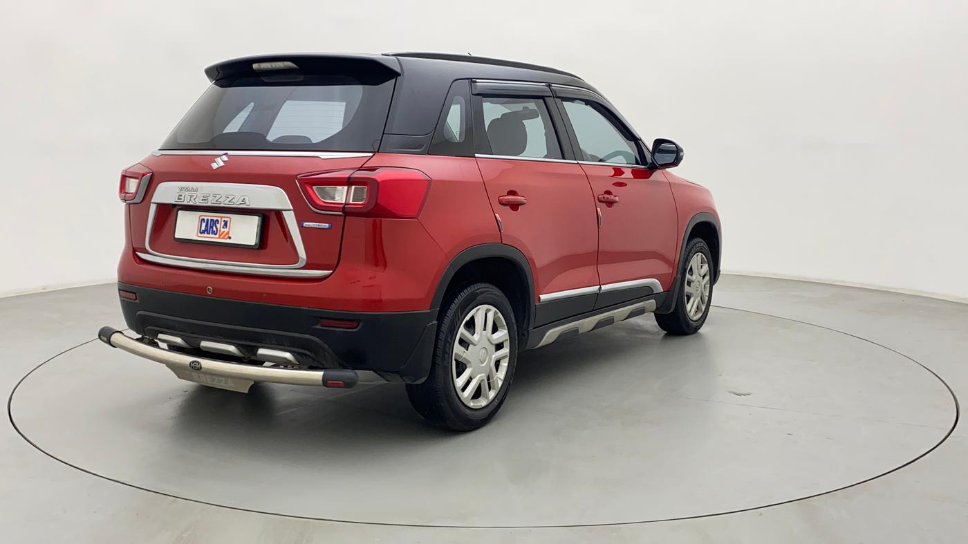 2021 Maruti Vitara Brezza VXI AT SHVS, Petrol, Automatic, 74,106 km, Right Back Diagonal
