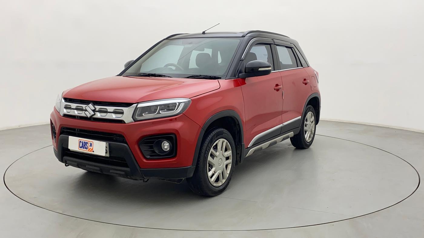 2021 Maruti Vitara Brezza VXI AT SHVS, Petrol, Automatic, 74,106 km, Left Front Diagonal