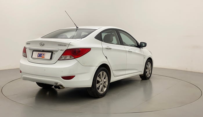 2013 Hyundai Verna FLUIDIC 1.6 CRDI SX, Diesel, Manual, 1,03,716 km, Right Back Diagonal