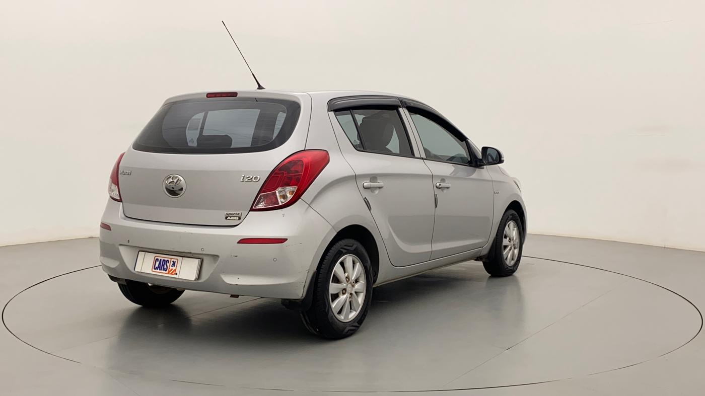 2012 Hyundai i20 SPORTZ 1.2, Petrol, Manual, 40,296 km, Right Back Diagonal