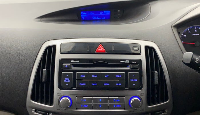 2012 Hyundai i20 SPORTZ 1.2, Petrol, Manual, 40,296 km, Infotainment System