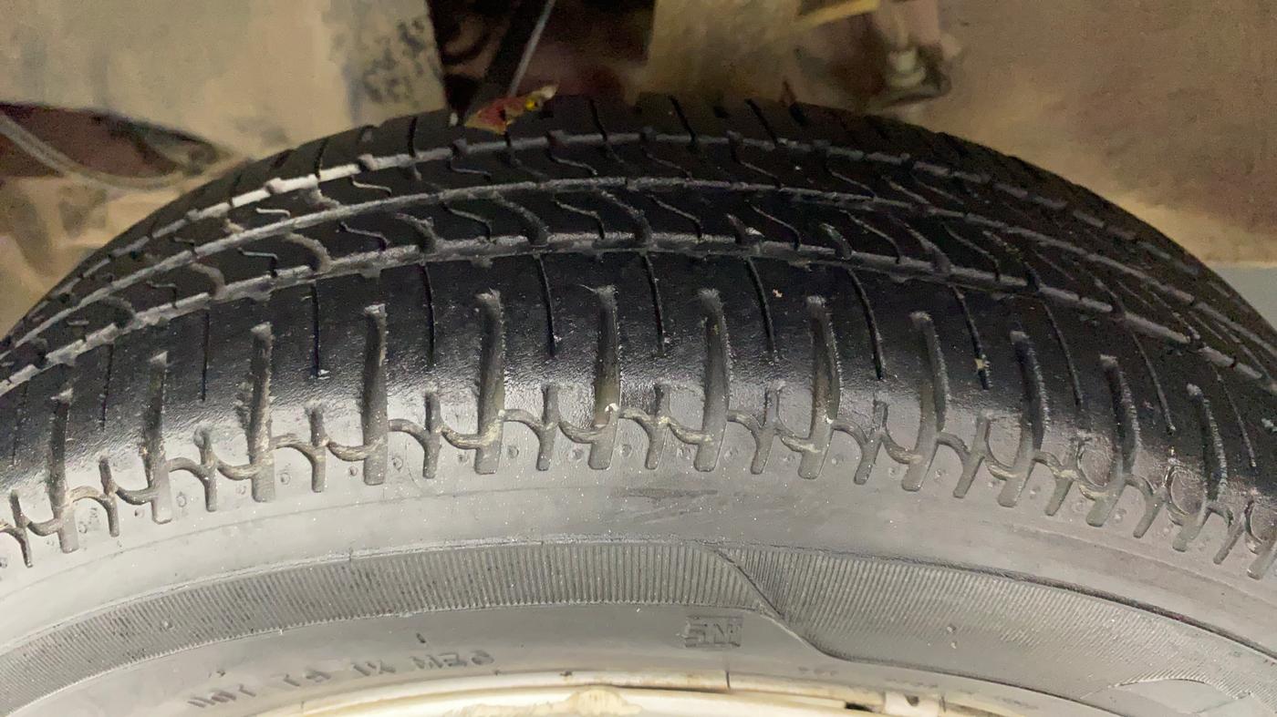 2015 Tata Nano TWIST XTA, Petrol, Automatic, 50,574 km, Left Front Tyre Tread