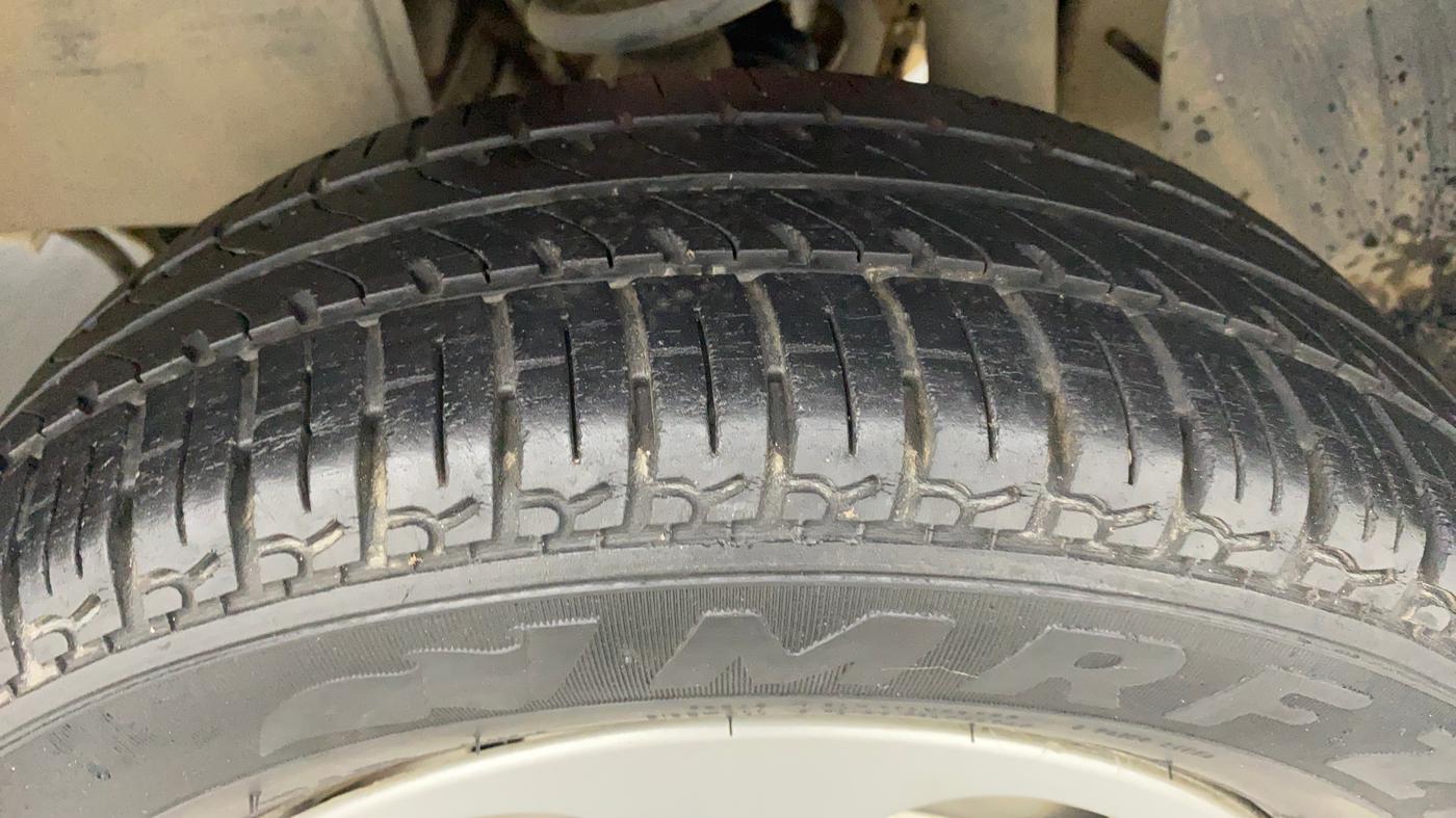 2015 Tata Nano TWIST XTA, Petrol, Automatic, 50,574 km, Left Rear Tyre Tread