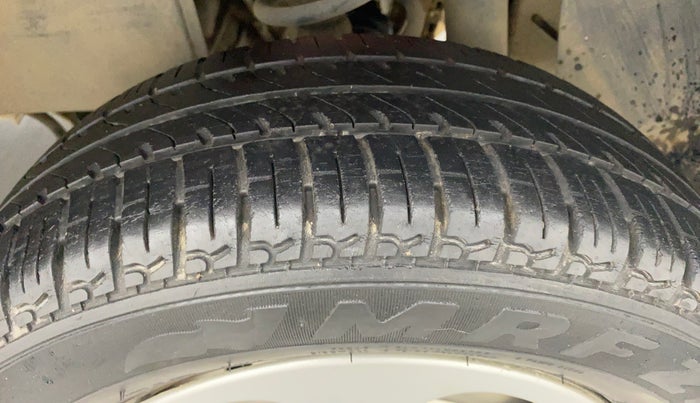 2015 Tata Nano TWIST XTA, Petrol, Automatic, 50,574 km, Left Rear Tyre Tread